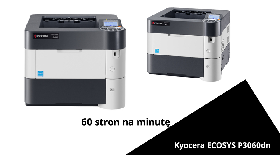 Wydajne urządzenie Kyocera ECOSYS P3060dn - monochromatyczna drukarka laserowa A4